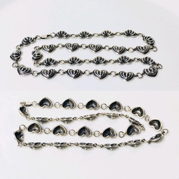 Lagos Caviar Heart Chain Necklace - Picture 2 of 8